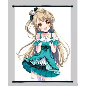 Love Live anime wallscroll