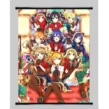 Love Live anime wallscroll