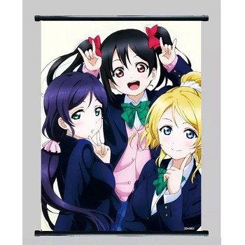 Love Live anime wallscroll