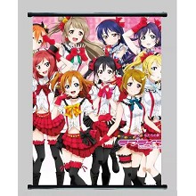 Love Live anime wall scroll