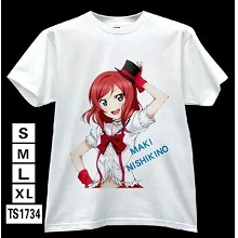 Love Live anime white t-shirt