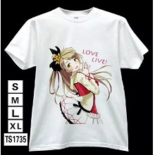 Love Live anime white t-shirt