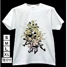 Attack on Titan anime white t-shirt