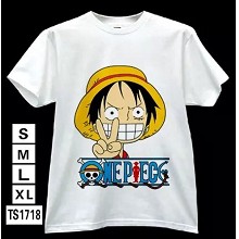 One Piece anime white t-shirt