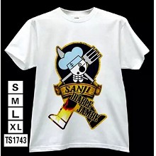 One Piece anime white t-shirt