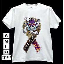 One Piece anime white t-shirt