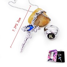 The Sword of Damocles anime necklace+ring