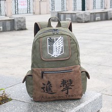 Attack on Titan anime canvas bag