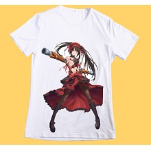 Date A Live anime micro fiber t-shirt