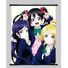 Love Live anime wallscroll