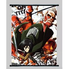 Attack on Titan anime wallscroll