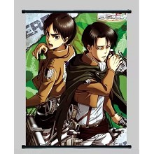 Attack on Titan anime wallscroll