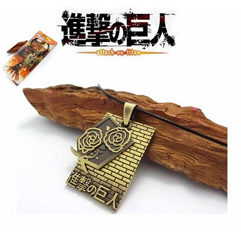 Attack on Titan anime necklace