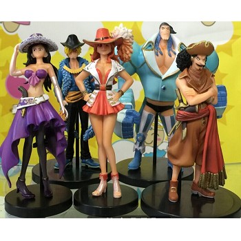 One Piece anime figures(4pcs a set)