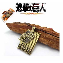 Attack on Titan anime necklace