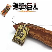 Attack on Titan anime necklace