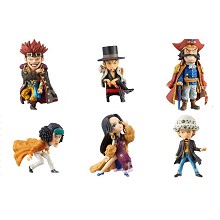 One Piece anime figures set(6pcs a set)