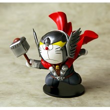 Doraemon cos Thor figure