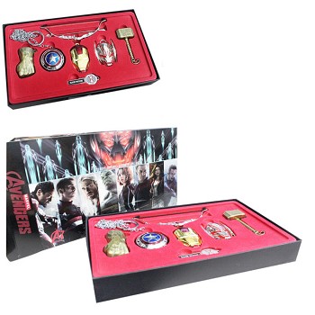 The Avengers key chains set(7pcs a set)