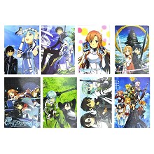 Sword Art Online anime posters(8pcs a set)