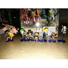 One Piece anime figures set(7pcs a set)