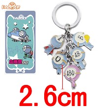 Ketsuekigata Kun key chain