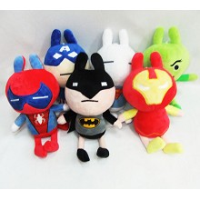 8inches Tuzki plush dolls set(6pcs a set)