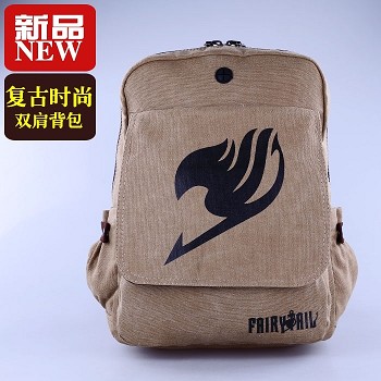 Fairy Tail canvas backpack bag