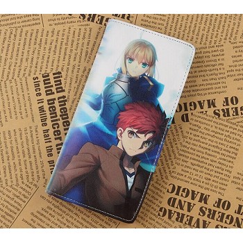 Fate saber pu long wallet