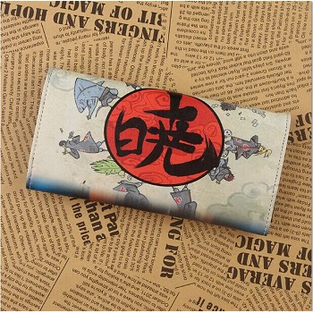  Naruto pu long wallet 