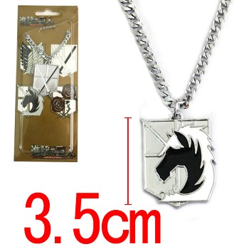 Attack on Titan iron necklace