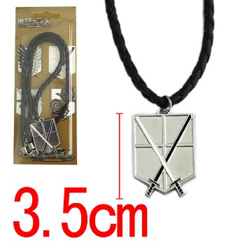 Attack on Titan iron necklace