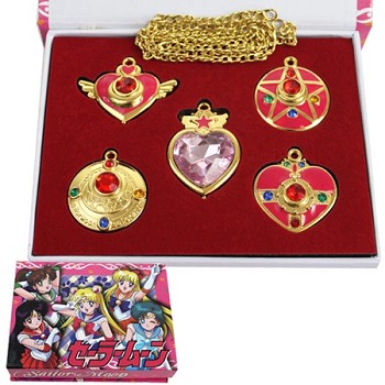 Sailor Moon iron necklace (5pcs a set )