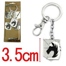 Attack on Titan iron key chain