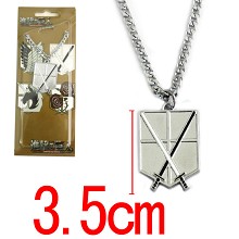 Attack on Titan iron necklace