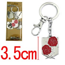 Attack on Titan iron key chain