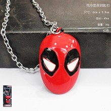 Deadpool iron necklace