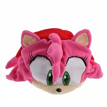 Sonic cos plush hat