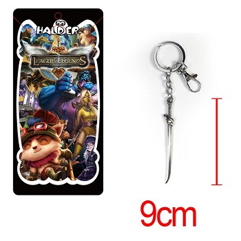 League of Legends iron key chain