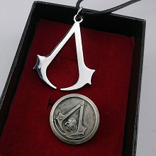 Assassin's Creed necklace+pin a set