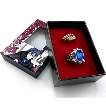 Kuroshitsuji rings set(2pcs a set)