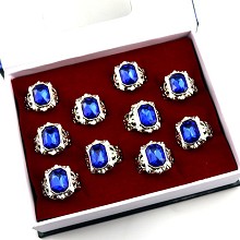 Kuroshitsuji rings set(10pcs a set)