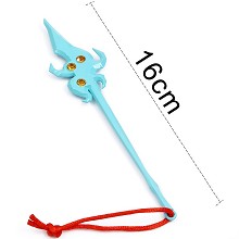 League of Legends cos weapon key chain