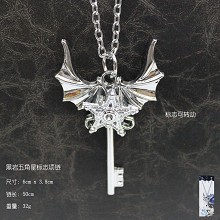 Black rock shooter necklace