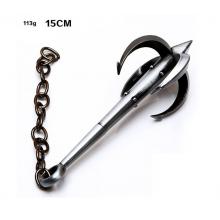 League of Legends cos weapon key chain