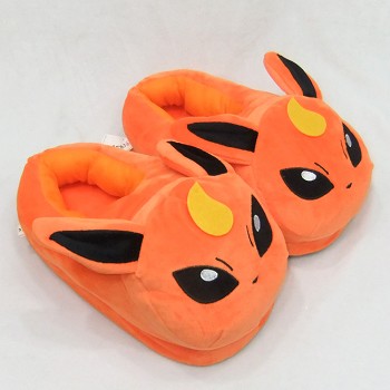 Pokemon plush slippers shoes a pair