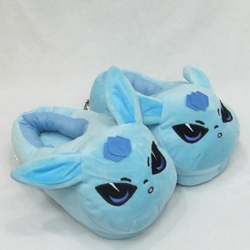 Pokemon plush slippers shoes a pair