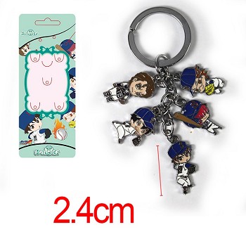 Ace of Diamond anime key chains a set