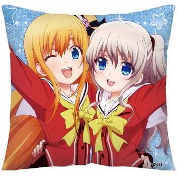 Charlotte two-sided pillow