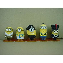 Despicable Me figure key chains set(5pcs a set)